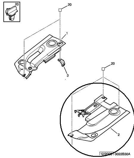 CİTROEN XSARA MOTOR MUHAFAZASI ÜST SOL (2001 SONRASI)