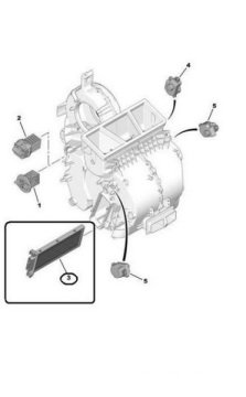 CİTROEN C4 KALORİFER REZİSTANSI