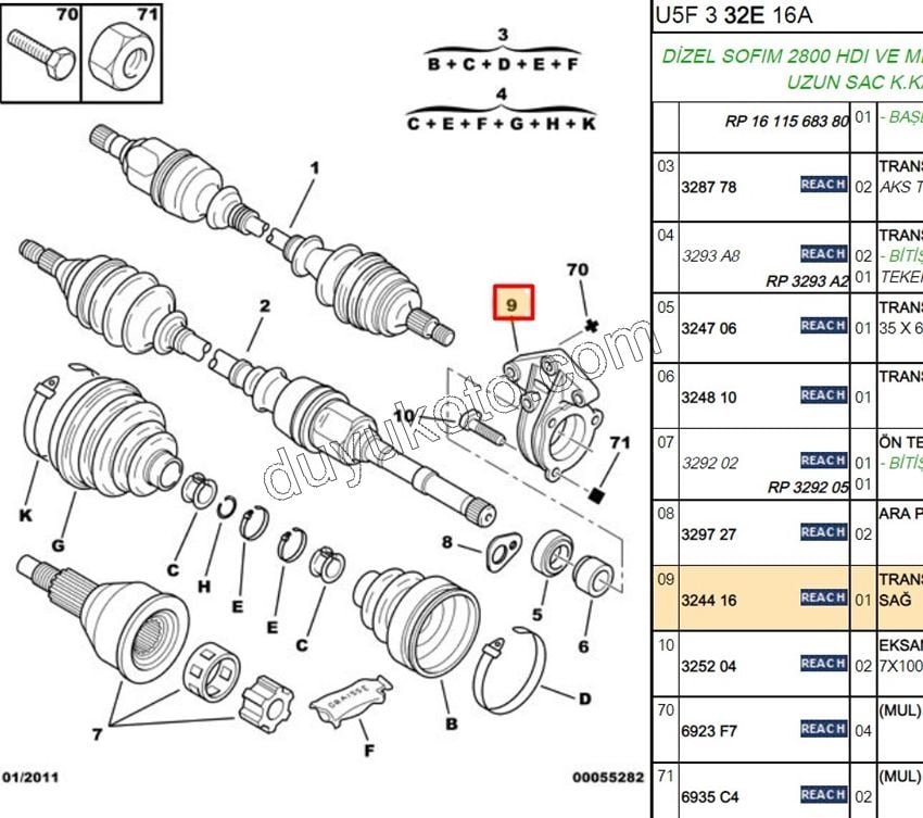 SPORT AKS TASIYICI R BXR1 BXR2 2.8