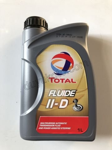 HİDROLİK DİREKSİYON VE OTOMATİK ŞANZIMAN YAĞI 1LT TOTAL YAG ATF FLUIDE II D