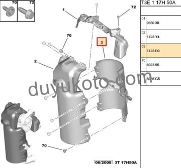 CİTROEN C2 TURBO KEÇESİ ARKA 1.4HDI