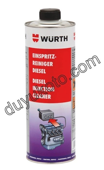 WÜRTH DİZEL YAKIT SİSTEMLERİ VE ENJEKTÖR TEMİZLEYİCİ 300ML