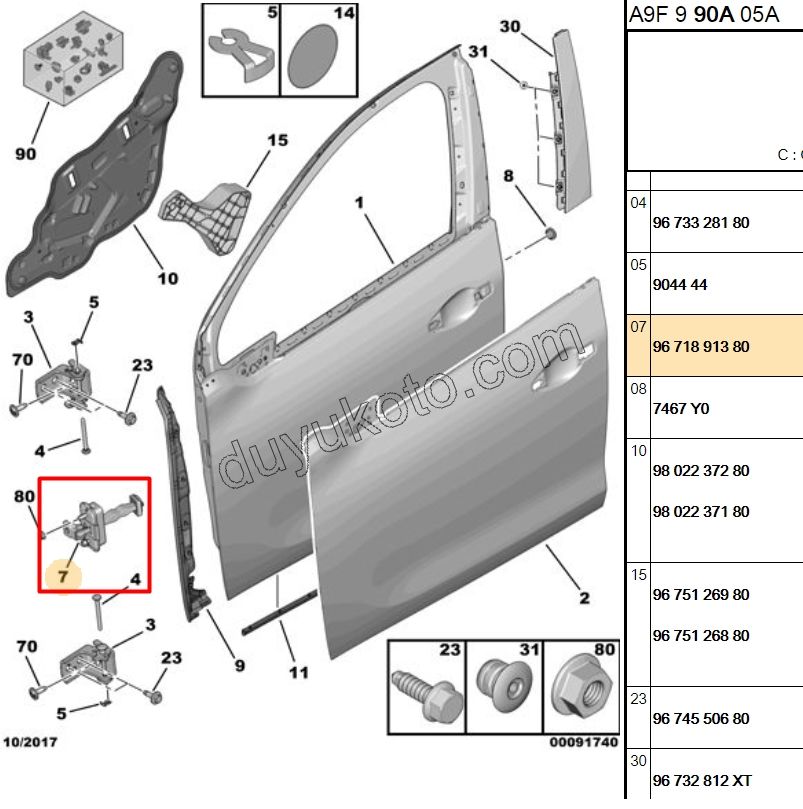 GERGI KAPI ON P2081 P20081 C33