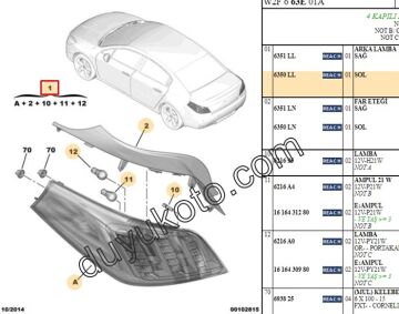 PEUGEOT 508 SOL STOP 2011/2013