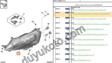 PEUGEOT EXPERT SOL STOP 2008> MAKYAJLI