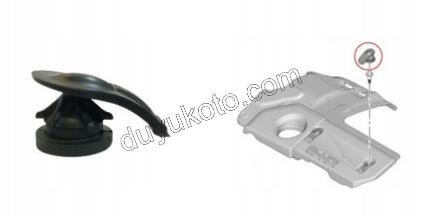 Moto Üst Muhafaza Kapağı Tutucu Lastik 1.6HDİ Euro5