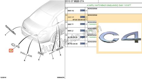 YAZI C4 C41 SDN C4PC1