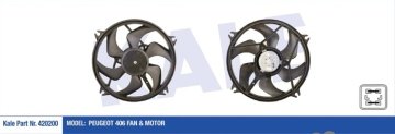 PEUGEOT 406 FAN MOTORU (PERVANE 335mm)