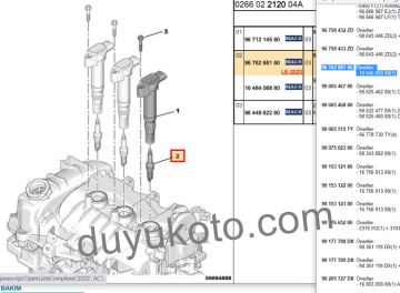 PEUGEOT 1.2 VTİ ATEŞLEME BUJİSİ (3AD ALINIZ)