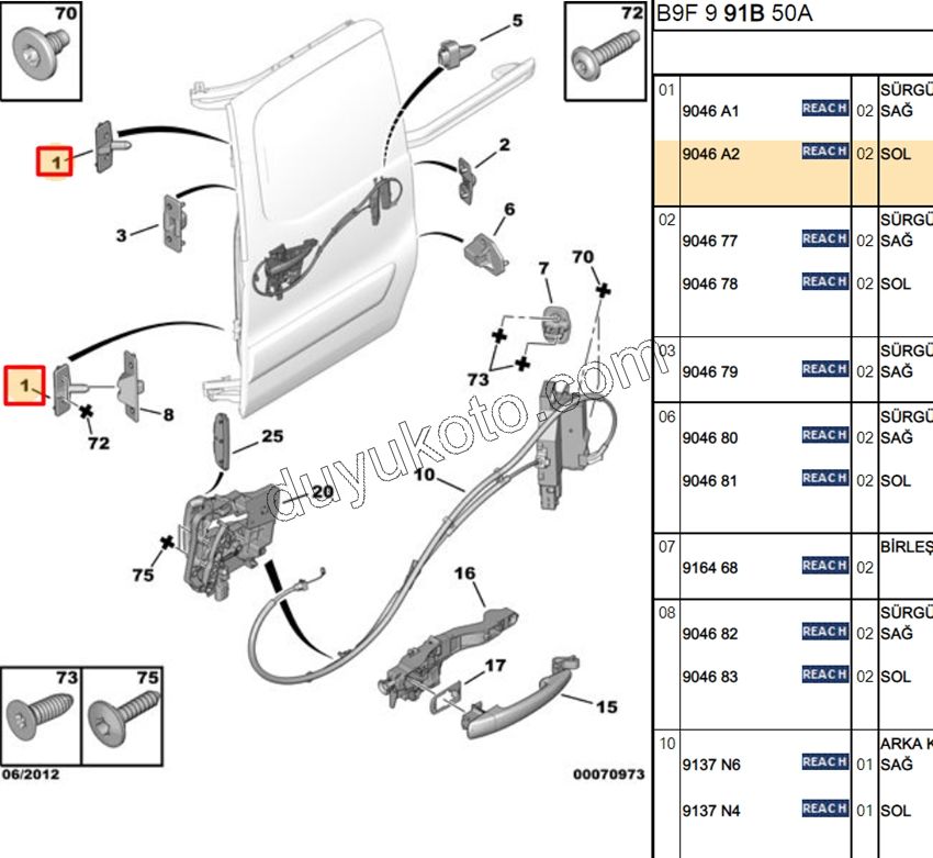 MERKEZLEME SURGULU KAPI ON ERKEK L PRT3 DIREKTE