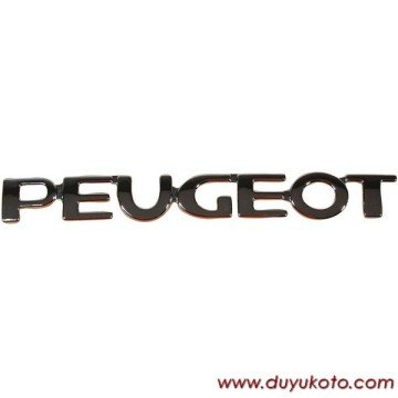 PEUGEOT 206 YAZI ''PEUGEOT'' (KROM) BAGAJ KAPAĞINDA