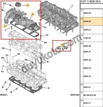 CİTROEN KÜLBÜTÖR KAPAK 1.4 HDİ 1.6 HDİ EURO5 EURO6