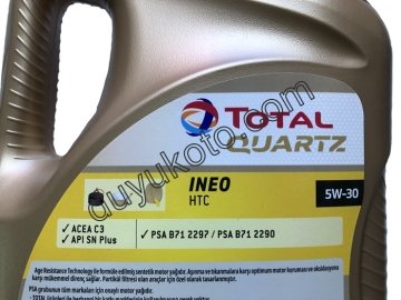 TOTAL QUARTZ INEO HTC 5W30 MOTOR YAĞI 4LT YENİ NESİL EURO6