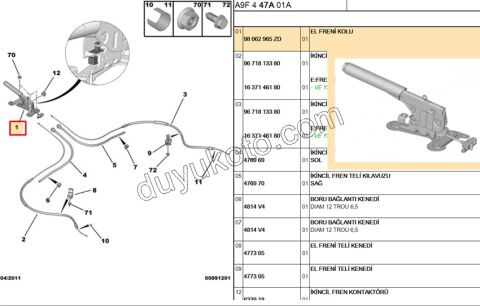 El Fren Kolu P301 P2081