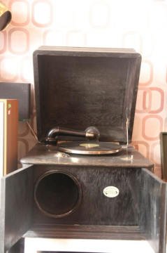 Salon Tipi Siyah Alman Gramofon