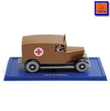 Tintin Cars - Tenten Araba Kahverengi Ambluans - 1/43