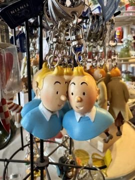 TENTEN BÜST ANAHTARLIK - TINTIN BUST KEYRING