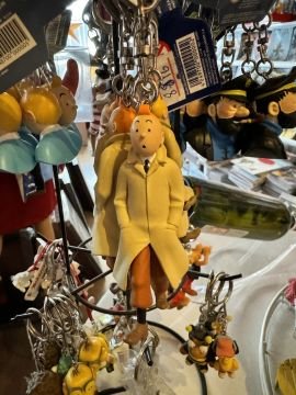 TENTEN ANAHTARLIK - TINTIN KEYRING - BÜYÜK