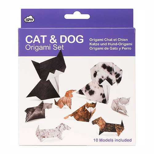 Kedi ve Köpek Origami Seti