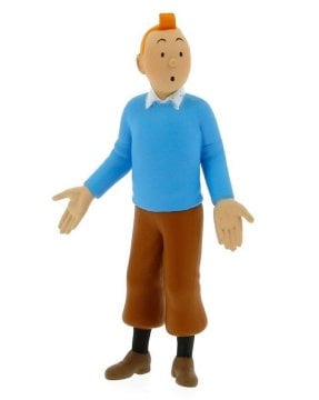 Tenten Mavi Kazaklı Figür - Tintin Mini Figure