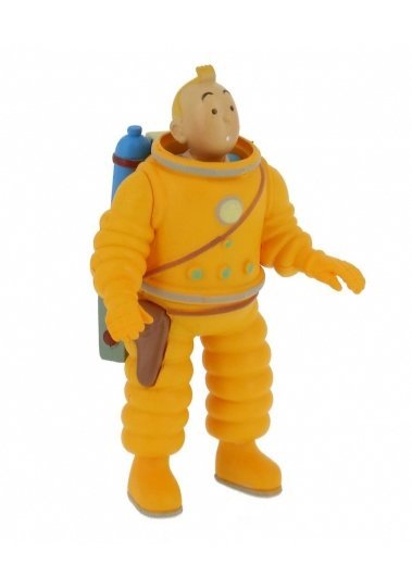 Kozmonot Tenten Mini Figür - Tintin Mini Figure