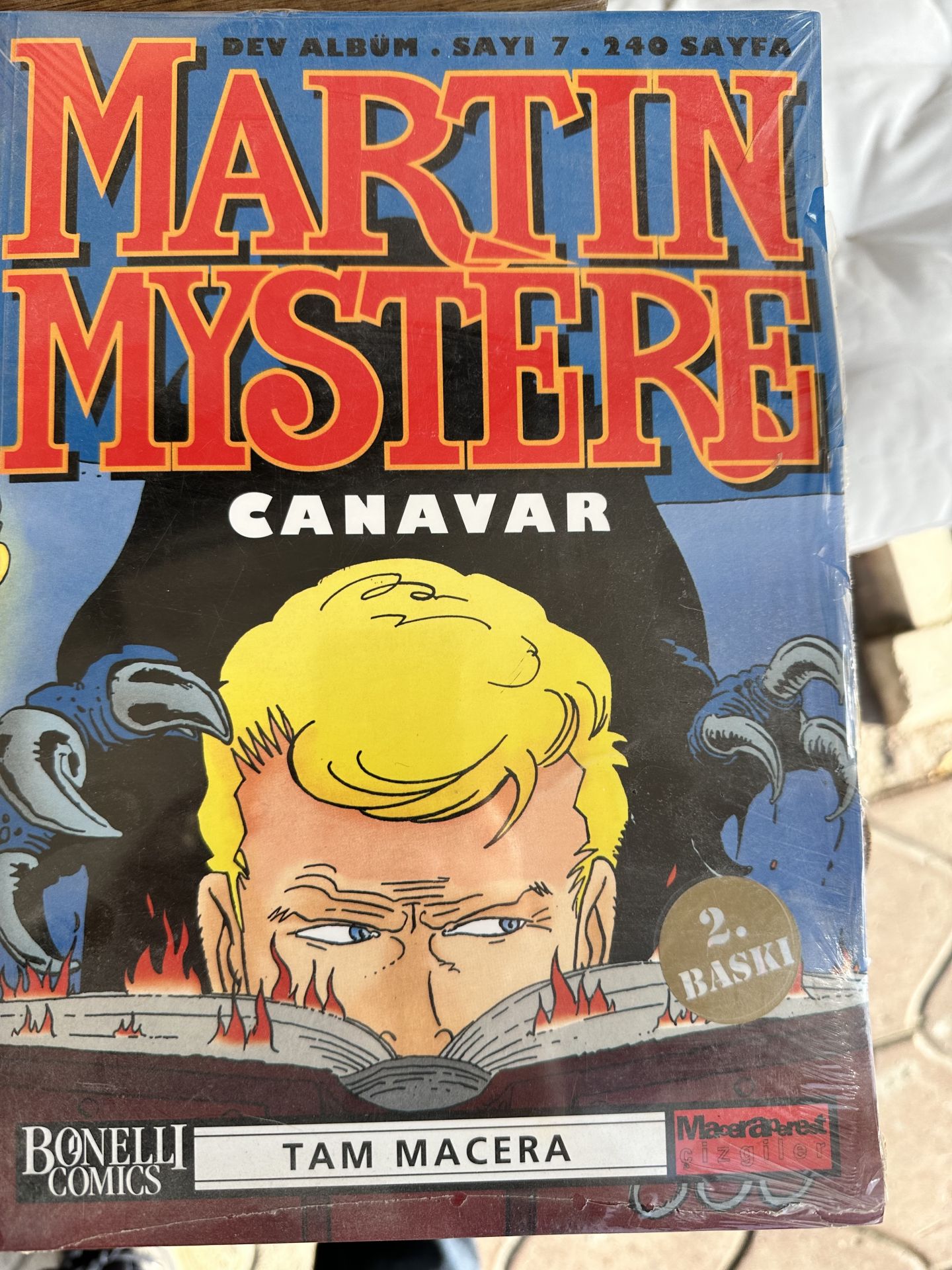 MARTIN MYSTERE-DEV ALBÜM SAYI 7-CANAVAR