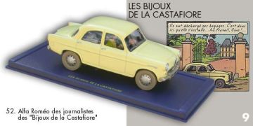 Tintin Cars Les Bıjoux - Tenten Araba Bej Alfa Romeo