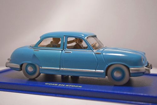 TINTIN CARS COKE EN STOCK -  TENTEN ARABA LE TAXI PANHARD