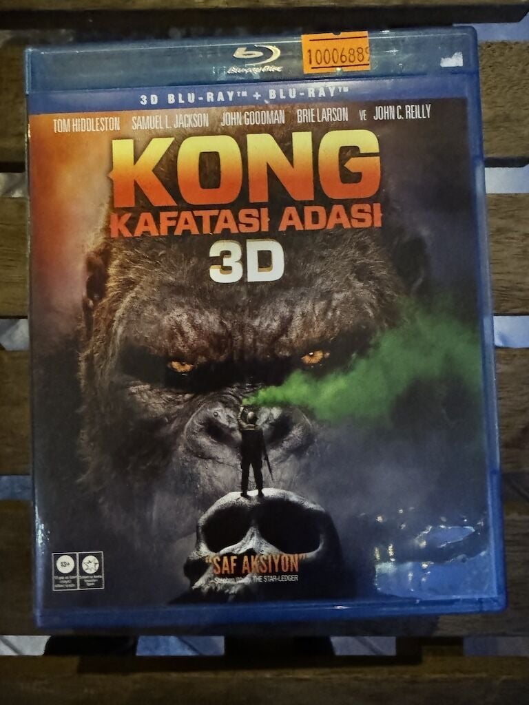 BLU RAY - KONG SKULL ISLAND -KING KONG KAFATASI ADASI 3D