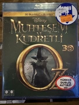 BLU RAY - OZ THE GREAT AND POWERFUL 3D - MUHTEŞEM VE KUDRETLİ OZ 3D