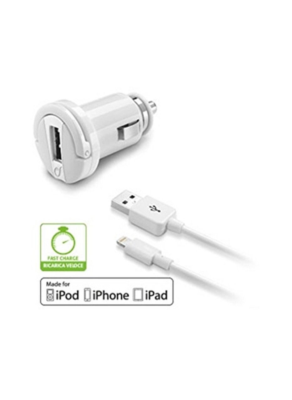 CellularLine Usb Car Charger Kıt Ultra Lightning Araç Şarj Cihazı 1A