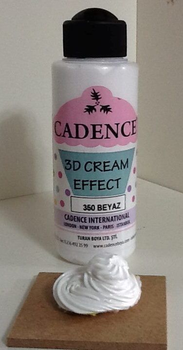 3D Cream Effect Beyaz 120 ml