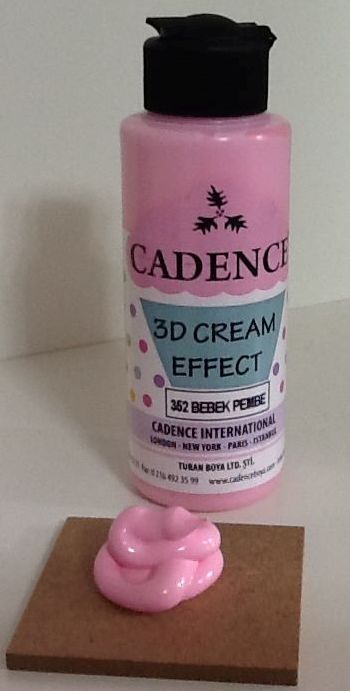 3D Cream Effect Bebek Pembe 120 ml