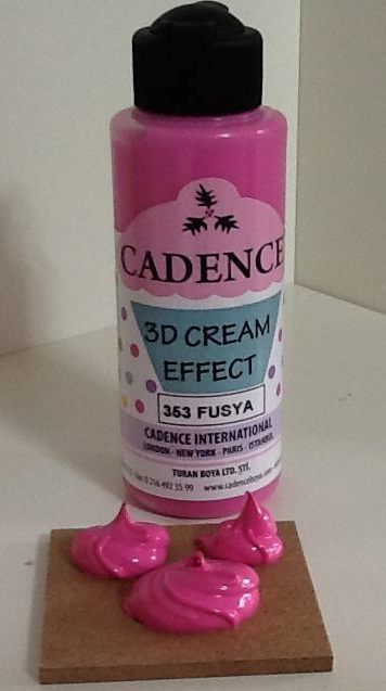3D Cream Effect Fuşya 120 ml