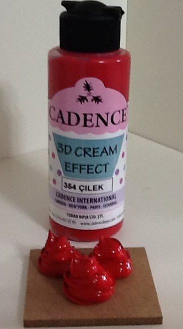 3D Cream Effect Çilek 120 ml