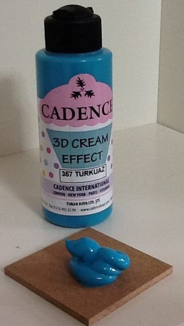 3D Cream Effect Turkuaz 120 ml