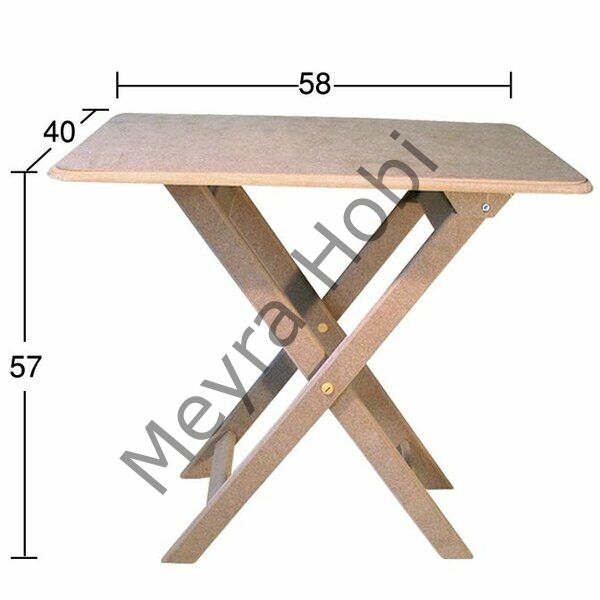 Mdf Tekli Dikdörtgen Sehpa SP542