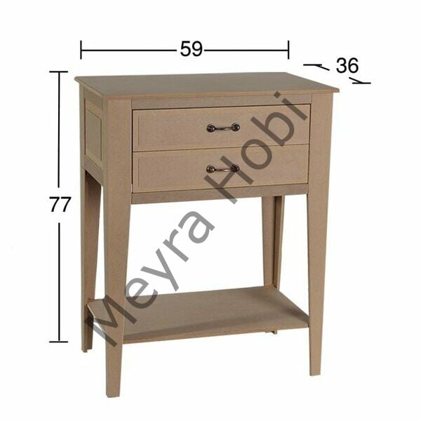 Mdf 2 Çekmeceli Komodin SP558