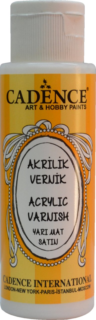 Su Bazlı Vernik Satin 70 ml (yarımat) 