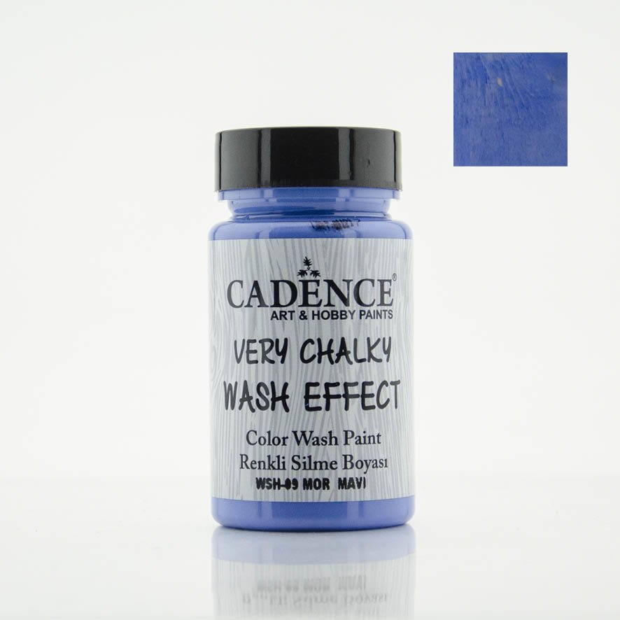 Mor Mavi WSH-09 Renkli Silme Boyası (Wash Effect)