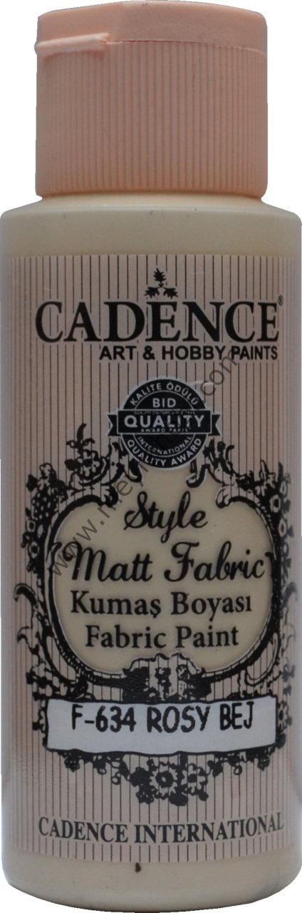 F634 Rosy Bej Style Matt Fabric Kumaş Boyası 59 ml