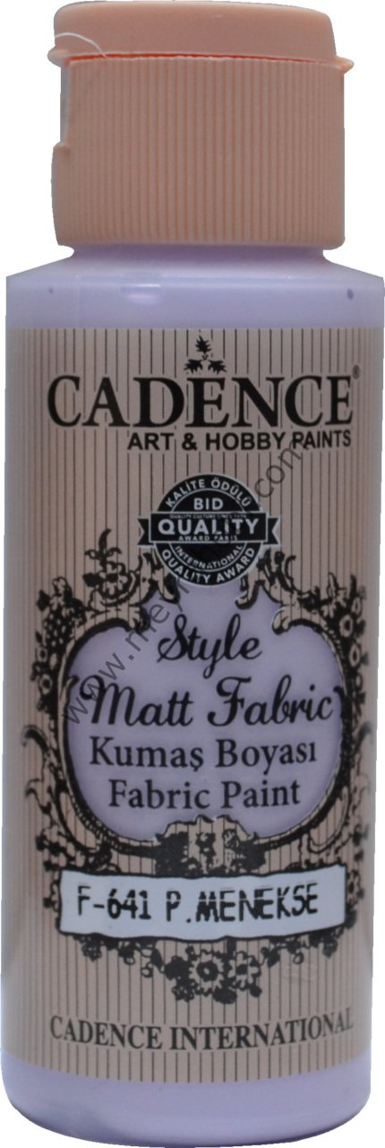 F641 P.Menekşe Style Matt Fabric Kumaş Boyası 59 ml