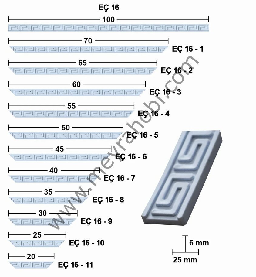 Hazır Esnek Çıta EÇ16 (100 cm)