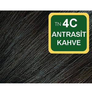 Natural Colors 4C Antrasit Kahve Organik Saç Boyası