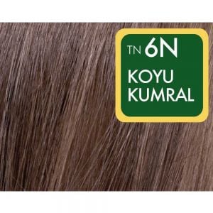 Natural Colors 6N Koyu Kumral Organik Saç Boyası