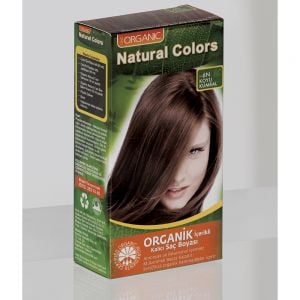 Natural Colors 6N Koyu Kumral Organik Saç Boyası