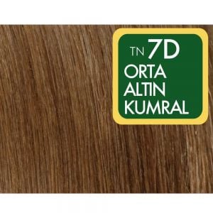 Natural Colors 7D Orta Altın Kumral Organik Saç Boyası