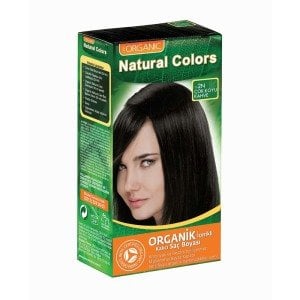 Natural Colors 2N Koyu Kahve Organik Saç Boyası