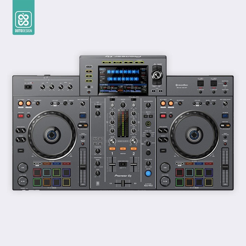Skin XDJ-RX2 | FULL COLORS Graphite Grey