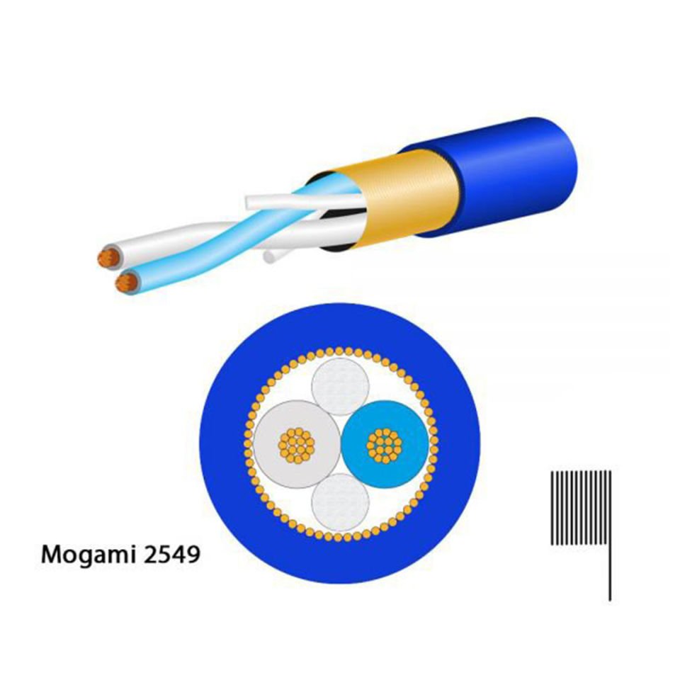 2549-06 Microphone Cable, Neglex | Blue 100mt
